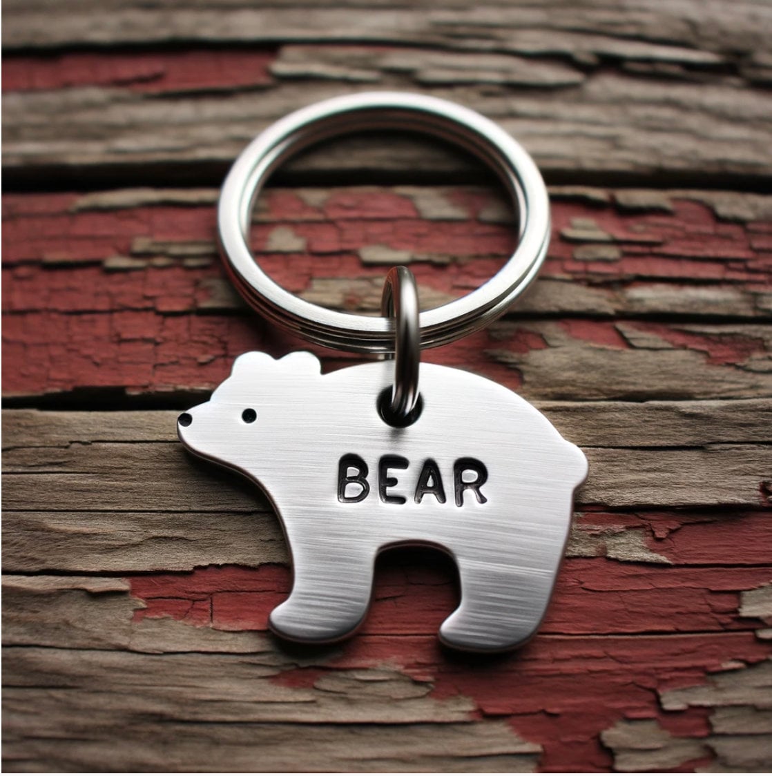 Tag Bea Pet Tag for Bear - Custom Animal Theme Dog Cat Name Tag - Cute Bear Sh ...